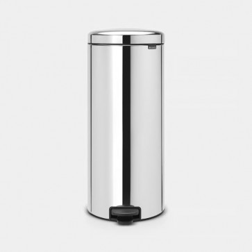 Koš s pedalom NewIcon, 30L - metalne boje - sijaj