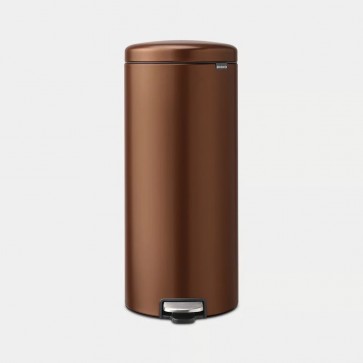 Koš s pedalom NewIcon, 30L - topla bronasta