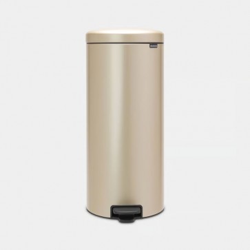 Koš s pedalom NewIcon, 30L - kovinsko zlata