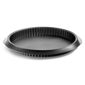 Silikonski model za quiche, 28 cm – črn
