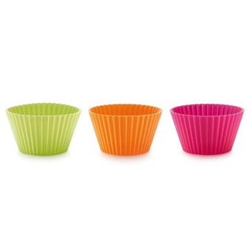 Set Silikonskih modelov za mafine, 12 kosov, 7 cm – Mešane