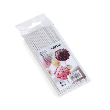 Set paličic za cake pops, 50 kosov – bela