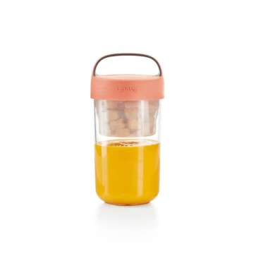 Posoda za na pot 600ml – koralna