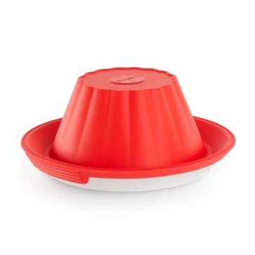 Model za puding s ploščo – rdeč