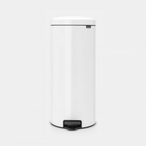 Koš s pedalom NewIcon, 30L - bijela