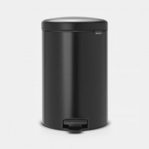Koš s pedalom NewIcon, 20L - mat crna