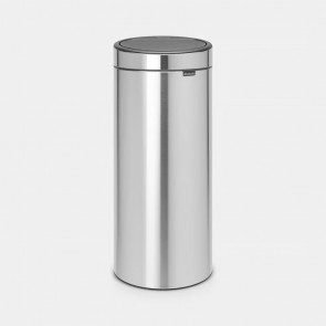 Koš s otvaranjem na dodir New, 30L - metalne mat boje