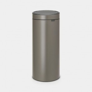 Koš s otvaranjem na dodir New, 30L - platinast