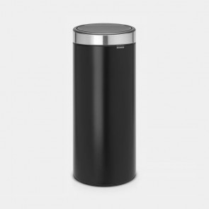 Koš s otvaranjem na dodir New, 30L - mat crna