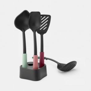 Set kuhinjskih pribora Tasty+ sa stalkom - mešane boje