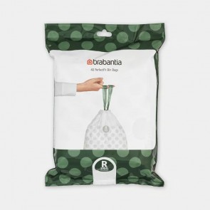 Vrećice PerfectFit, oznaka R, 36L, 40 vrećica - bijela