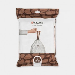 Vrećice PerfectFit, oznaka L, 40-45L, 40 vrećica - bijela