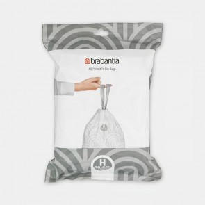 Vrećice PerfectFit, oznaka H, 50-60L, 40 vrećica - bijela