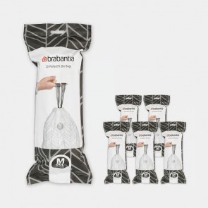 Vrećice PerfectFit, oznaka M, 60L, 120 vrećica - bijela