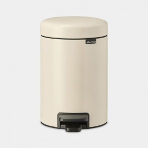 Koš s pedalom NewIcon, 3L - nježno bež