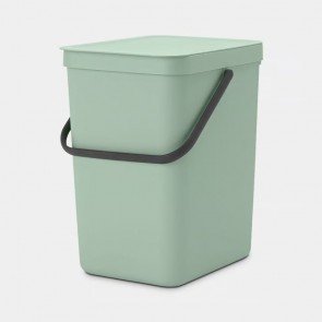 Koš za organski otpad Sort & Go, 25L - žadasto zelena