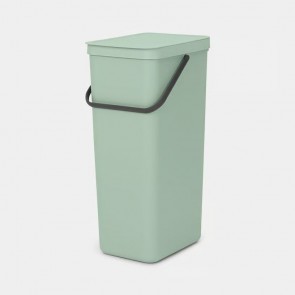 Koš za recikliranje Sort & Go, 40L - žadasto zelena