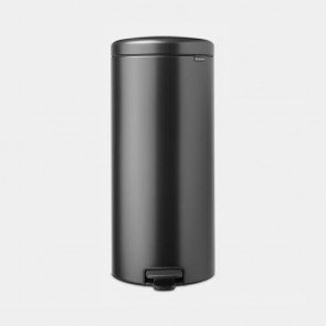 Koš s pedalom NewIcon, 30L - siv