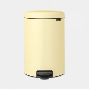 Koš s pedalom NewIcon, 20L - nježno žuta