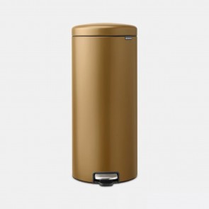Koš s pedalom NewIcon, 30L - tople medeninaste boje