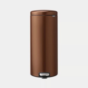 Koš s stopalko NewIcon, 30L - topla bronasta