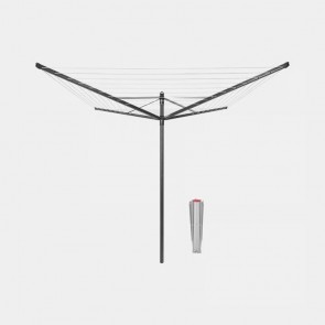 Vanjski stalak za sušenje rublja Lift-O-Matic 50m + ground Spike - antracit