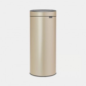 Koš s otvaranjem na dodir New, 30L - kovinsko zlata